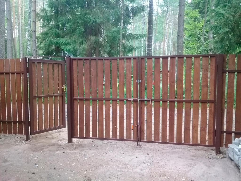 Заборы в Томске из дерева